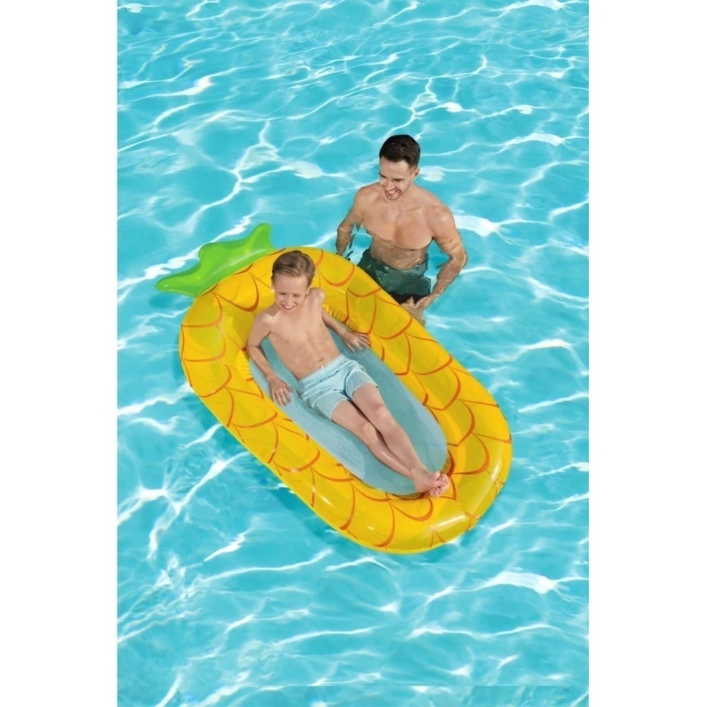 Bestway H2OGO Sweet Summer Lounge Pineapple Pool Float – Mesh Bottom – New
